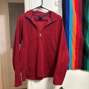 Lands' End Men's Red Sweatshirt